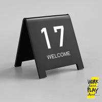 ราคา WHPH shop ป้ายเลขโต๊ะ ป้ายตั้งโต๊ะ ป้ายเบอร์โต๊ะ ร้านอาหาร ร้านกาแฟ คุณภาพงานส่งออก (21258461088)