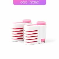 ราคา One Home อุปกรณ์ล็อคมีดตัดเค้ก เครื่องมือหั่นเค้ก ตัดแบ่งชั้นขนมปังเค้กขนมปัง สามารถแบ่งได้ 5 ชั้น (16307921210)
