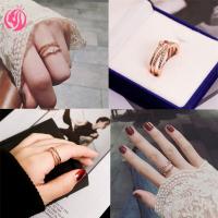 ราคา Sanhe Cross แม่ลายลวดลายแหวนพลอยเทียมสไตล์เกาหลีแฟชั่นสำหรับผู้หญิงเครื่องประดับ (7449622505)