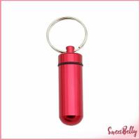 ราคา Sweet Belly กล่องยายาพวงกุญแจอลูมิเนียม กล่องใส่ยาขนาดเล็กแบบพกพากันน้ำ Keychain Pill Box (21338477476)