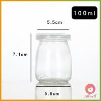 ราคา AllWell กระปุกพุดดิ้ง ขวดโยเกิร์ต แก้วมูส พร้อมฝาปิด 100ml 150ml 200ml การทำโยเกิร์ต ของหวาน DIY Pudding Bottle (21667872597)