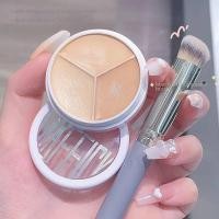 ราคา คอนซีลเลอร์ เนื้อครีม 3 สี เกลี่ยง่าย ปกปิด บางเบา ไม่หนักผิว เพิ่มความกระจ่างใส ปริมาณ 12 กรัม (21759117759)