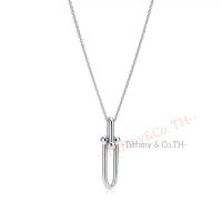 ราคา Tiffany Co Tiffany 18k สีเหลือง กุหลาบ แพลทินัมขอบแข็งบางโซ่จี้สร้อยคอออกแบบแบรนด์หรู (21575994604)