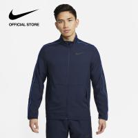 ราคา Nike Mens Dri Fit Team Woven Jacket Obsidian (21501200913)
