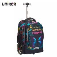 ราคา กระเป๋านักเรียนล้อลาก 18 นิ้ว แบรนด์ UNIKER รุ่นล้อใหญ่ กระเป๋าเดินทางใบเล็ก ล้อลากใหญ่ (16191334863)