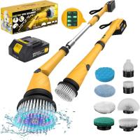 ราคา รับประกันสองปี Qimedo 1500 รอบต่อนาทีแบตเตอรี่คู่ไฟฟ้าขัดโรตารี่ Q2 Pro แบตเตอรี่ไร้สายดำเนินการขัดอาบน้ำ ขัดพื้นกระเบื้องไฟฟ้ากับยาแนว กระเบื้อง อ่างอาบน้ำแสดง จับง่าย 8 แปรง (21715303615)