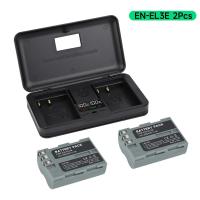 ราคา PALO EN EL3E en el3e เครื่องชาร์จแบบ Dual Slot แบตเตอรี่จับคู่ Nikon D80 D90 D300 D700 D70 D50 D100 D 70 D 90 SLR (21611593064)