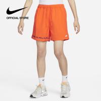ราคา Nike Mens Club Fleece Flow Vrsty Shorts Safety Orange (21731351954)