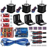 ราคา NEMA 17 Stepper Motor GRBL SHIELD UNO R3 BOARD DRV8825 A4988 GRBL มอเตอร์ Stepper Motor สำหรับ Arduino 3D เครื่องพิมพ์ CNC ชุด (791158586)