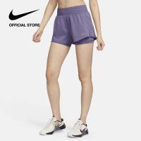 ราคา Nike Womens Dri FIT One Mid Rise 3 2 in 1 Shorts Purple (21564697462)