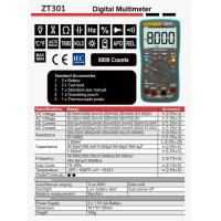 ราคา ZOYI มัลติมิเตอร์มิเตอร์แบบดิจิตอลโวลต์มิเตอร์ความถี่ต้านทานมิเตอร์แบ็คไลท์ความถี่ไดโอดแรงไฟฟ้า ZT98 ZT102 ZT101 ZT100 (19585379468)