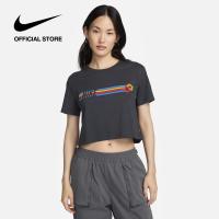 ราคา Nike Womens Crop NCPS Tee Grey (21564664769)