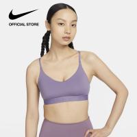 ราคา Nike Womens Dri Fit Indy Light Support Sports Bra Daybreak (21731403205)