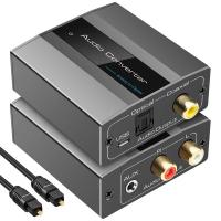 ราคา Analog to Digital Audio Converter RCA to Optical with Optical Cable Audio Digital Toslink and Coaxial Audio Adapter (21342252750)