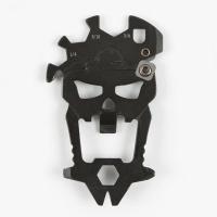 ราคา SOG เครื่องมือ MACV SOG SM1001 CP กระเป๋าสตางค์เครื่องมืออเนกประสงค์ Spooky ที่เปิดกระป๋องโลหะรูปหัวกะโหลกสีดำ ไขควง 12 เครื่องมือในหนึ่งเดียว เครื่องมือรวมมัลติฟังก์ชั่น Skull ที่เปิดขวดมัลติฟังก์ชั่