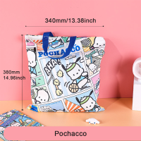 ราคา 1ชิ้น ลิขสิทธิ์แท้ 100 Sanrio Hello Kitty กระเป๋าสะพายข้าง Kuromi Cotton Cinnamoroll กระเป๋าผ้าแคนวาส มือถือ ความจุขนาดใหญ่ โพชาโค MXFB02 (19724366750)