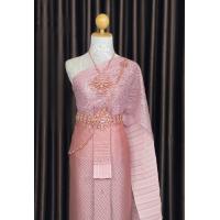 ราคา ชุดไทยแต่งงาน การะเกด ออเจ้า สีกลีบบัว ชุดไทยสไบเจ้าสาว (21818291294)