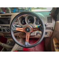 ราคา พวงมาลัยนาดี้ สีชา พวงมาลัยแต่งซิ่ง 13 5นิ้วยก2 5นิ้ว เย็บ2ชั้น หนังนิ่ม แป้นแตรสายไฟครบชุด (19823360919)