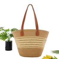 ราคา พร้อมส่ง 5 ลาย กระเป๋าสาน สายหนัง สานลาย กระเป๋าสานสายหนัง ทรงshoppping bag minimal M216 (21687339885)