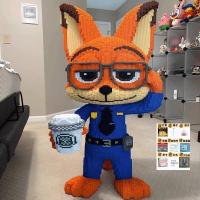 ราคา 2024 ของเล่นประกอบใหม่เข้ากันได้กับเลโก้เกิร์ลซีรีส์ตำรวจสุนัขจิ้งจอกกระต่าย Nick Judy Building Blocks (21657838410)