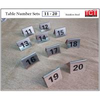 ราคา ป้ายหมายเลขโต๊ะสแตนเลส เบอร์โต๊ะ ป้ายหมายตั้งเลขโต๊ะ เซ็ตหมายเลขโต๊ะ ป้ายตั้งโต๊ะ มี10ชิ้น Table Numbers Set (17247879896)