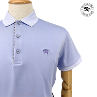 ราคา Jaguar เสื้อยืดโปโล ผู้ชาย แขนสั้น สีม่วงอ่อน JAY 1308A VL (20826285790)