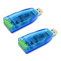ราคา 2Pcs USB to RS485 Converter Isolate Module Upgrade Industrial ESD Protection CH340E Standard 485 Connector Board (20961389396)