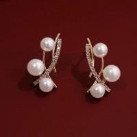 ราคา ต่างหูอัลลอยไข่มุกกางเขนย้อนยุคสำหรับผู้หญิง (21451856937)