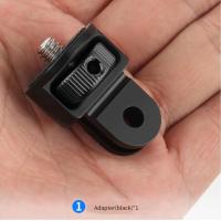 ราคา 360 Rotating Mini Tripod Adapter 1 4 Inch Screw CNC Aluminum Locking Mount for GoPro POCKET 2 FIMI PALM 2 Insta360 ONE X2 (16018110286)