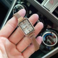 ราคา นาฬิกาผู้หญิง casio สายลวดเเม่เหล็กหน้ากลม มีหลายสีหลายเเบบให้เลือกแถมกล่อง (19529021552)
