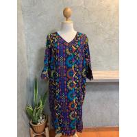 ราคา ชุดสาวอวบแขน3ส่วน ชุดเดรสใส่ทำงาน ชุดแซกยาว เดรสยาวโบฮีเมี่ยน ชุดสาวอวบอ้วน ชุดแซกแขนยาว มีกระเป๋า2ข้าง ผ้าสปัน (17404751992)