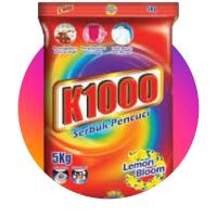 ราคา ผงซักฟอกนำเข้า K1000 1ถุง5kg สินค้านำเข้ามาเลยเซีย (21250018690)