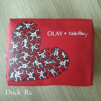 ราคา กระเป๋าเก็บเครื่องสำอางค์ ขนาด 7 20 15 ซม Olay มี 2 สี สีขาว สีแดง OL OND 2021 LE POUCH (11786983484)