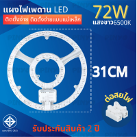 ราคา แผงไฟแม่เหล็ก LED 24W 36W 48W 72W หลอดLED สำหรับโคมเพดานกลม ตัวใช้แทนหลอดนีออนกลม รุ่นประหยัด พร้อมเต๋าต่อสายไฟ (21494994960)