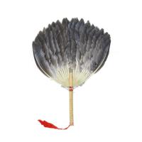 ราคา QIANNY พัดขนห่านสไตล์จีนพัดมือขนาดใหญ่สไตล์วินเทจอุปกรณ์ประดับตกแต่งพัดถือใบชาฤดูร้อน (21804509453)