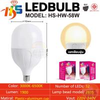ราคา รับประกัน หลอดไฟ LED 128W 88W 68W 58W 48W หลอดไฟ ใช้ไฟฟ้า220V แสงขาว วอร์ม ขาว ขั้วหลอดไฟ e27 (21686914174)
