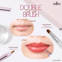 ราคา แท้ ถูกที่สุด ไลฟ์ทุกวัน odbo8050 double tip lip brushโอดีบีโอ ดับเบิ้ล ทิบ ลิป บรัช แปรงสำหรับทาลิปสติกแบบ 2 หัว (21860833372)