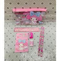 ราคา ชุดดินสอไม้บรรทัด กบดินสอ สมุด ดินสอ ยางลบ มายเมโลดี้ (20357357707)