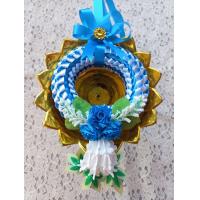 ราคา พวงมาลัยแขวนหน้ารถ พวงมาลัยริบบิ้น พวงมาลัยวันสำคัญ 69 (21400251311)