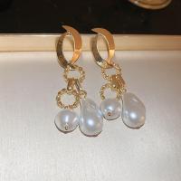 ราคา S925 Silver Metal Korean Rhinestone Earrings Pearl Tassel Earrings for Women (21686008646)