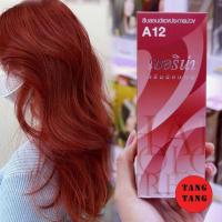 ราคา Berina Hair Color A12 สีบลอนด์แดงประกายม่วง สีผมเบอริน่า เปล่งประกาย ติดทนนาน ครีมเปลี่ยนสีผม สีแฟชั่น ปริมาณ 60 ml (18076305449)