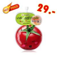 ราคา สลีปปิ้งมาส์ค แท้100 สมูทโตะ มาส์คมะเขือเทศ Smooto Tomato Gluta Aura Plus Sleeping Mask 1ซอง 10 กรัม (21885946626)