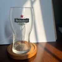 ราคา แก้วไฮเนเก้น แก้วเบียร์ แก้วน้ำ แก้วสวยๆ โลโก้สีเขียว Heineken แก้ว250 ml (21847118695)