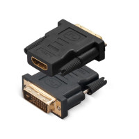 ราคา หัวแปลง DVI 24 1 TO HDMI FEMALE Converter สีดำ อุปกรณ์แปลงสัญญาณ DVI 24 1 TO HDMI FEMALE (16981860534)