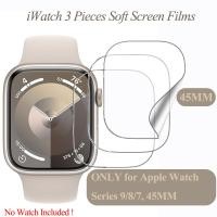 ราคา ตัวป้องกันหน้าจอสำหรับ Apple Watch Series 9 45 มม 41 มม 42 มม 38 มม 44 มม 40mmiWatch Ultra 49 มม Series 8 7 6 5 4 3 2 1 SE SE2 Soft TPU Apple Smartwatch ภาพยนตร์ (21859703405)