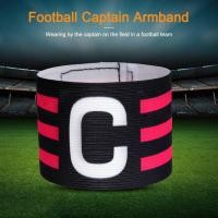 ราคา ปลอกแขนสายรัดแขนกัปตันทีมฟุตบอลใสสำหรับใส่แข่งขันพร้อมที่รัดแบบสัมผัสแถบ Pengikat Lengan สำหรับกัปตันฟุตบอล (19684460819)