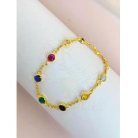 ราคา งานสั่งทำสร้อยข้อมือทองคำแท้ 9K นพเก้าแท้ 4 มิล สวยมากๆๆ (21409432939)