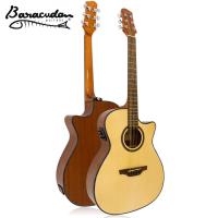 ราคา Baracuda OM 300EQ กีตาร์โปร่งไฟฟ้า 40 นิ้ว ทรง OM ไม้แองเกิ้ลแมนสปรูซ ไม้มะฮอกกานี ลูกบิดนิกเกิลสีเงิน กีตาร์โปร่งไฟฟ้า Finger Style (4502058329)