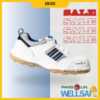 ราคา PANGOLIN รองเท้าเซฟตี้ รุ่น 2012C สีขาว รองเท้าหัวเหล็ก รองเท้านิรภัย หุ้มส้น แพนโกลิน พื้นยางสำเร็จรูป มอก (11760161524)