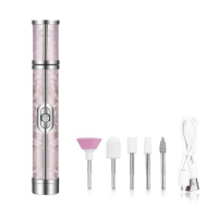 ราคา 2024 เครื่องเหลาดินสอใหม่ เครื่องขัดเล็บความเร็วสูงสุด 30000 PRM ไฟฟ้าขนาดเล็กชาร์จไฟได้ประเภทเครื่องขัดเล็บแปรงขัดเล็บขัดผิวเล็บสำหรับขัดผิว ที่ตายแล้ว (21903394822)